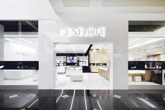 Interior design gioielleria penelope