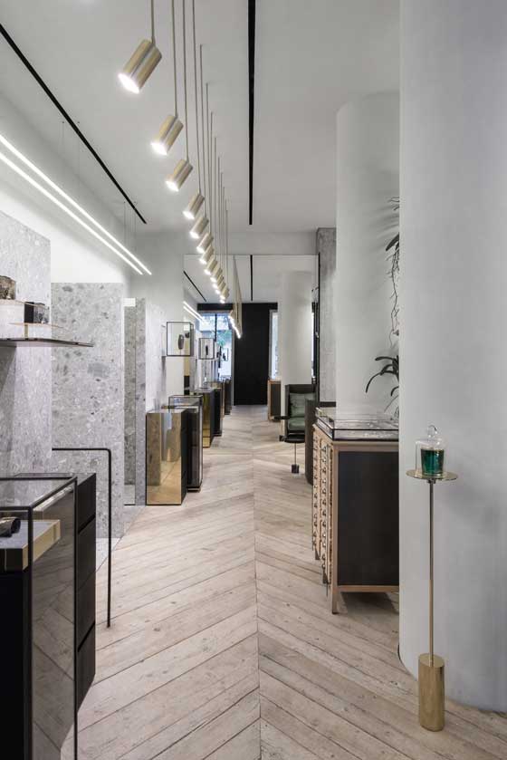 Kois Associated Architects designed Ileana Makri Jewelry store in Athens