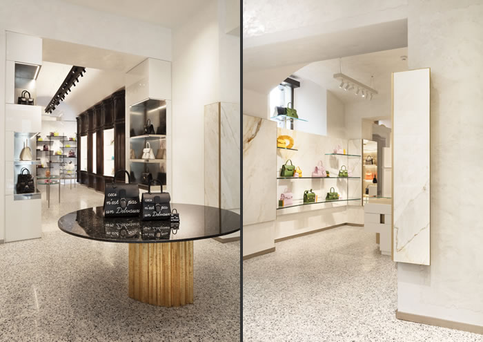 Delvaux store concept by Martine Feipel & Jean Bechameil, Brussels