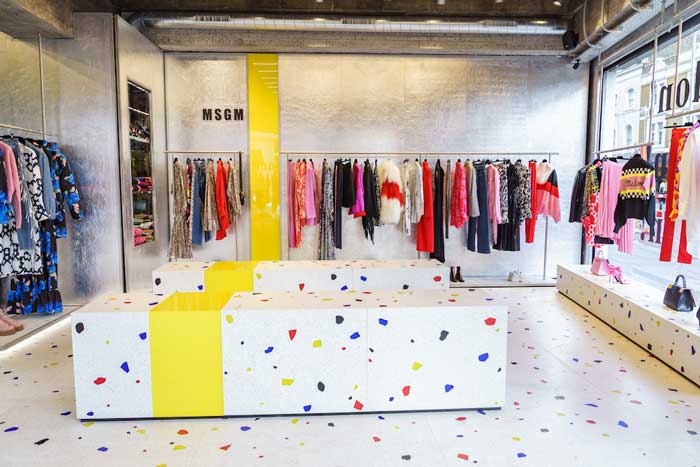 Msgm chooses Budri for its boutique in London | AN Shopfitting Magazine