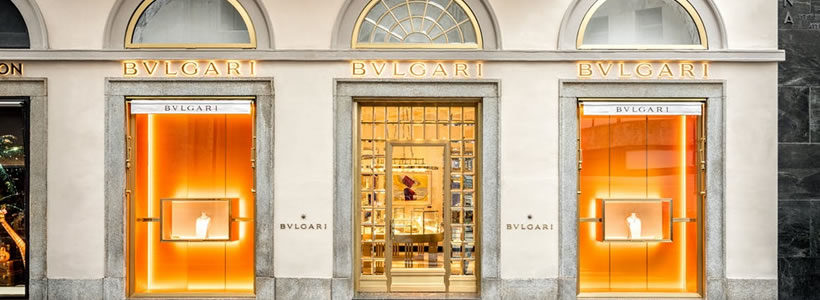 Bulgari reopens its Milan boutique at 