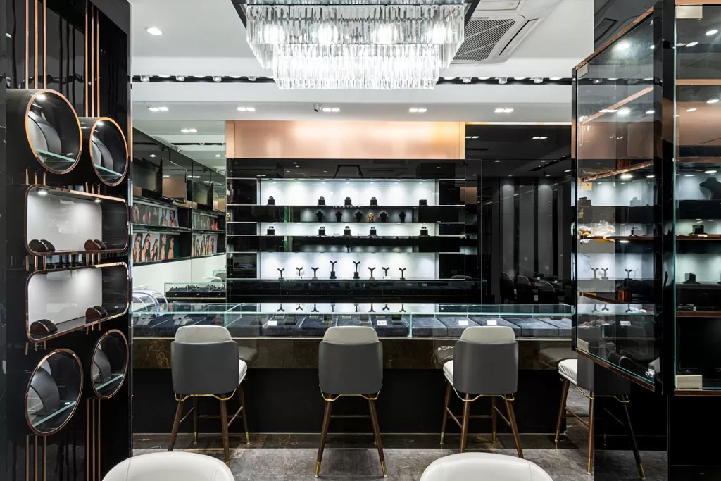 Jewellery Showroom designed by Dipttii Khanna