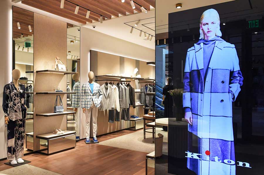 Kiton flagship store in Miami by B+Archietcts