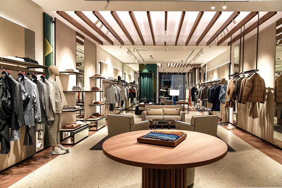 Kiton flagship store in Miami by B+Archietcts