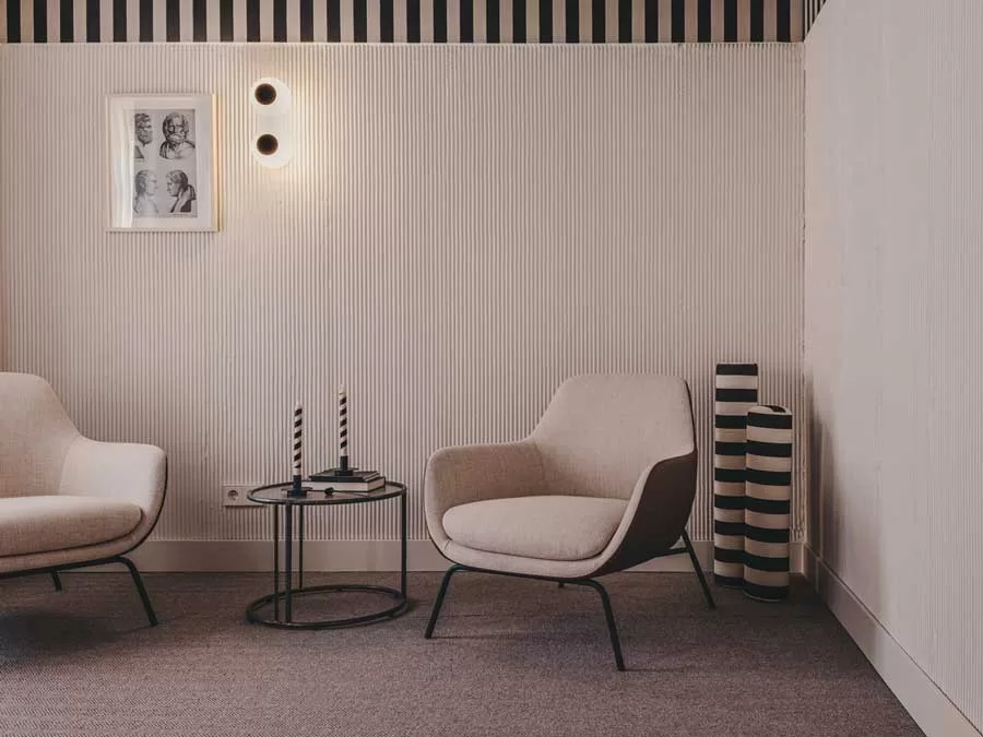 furniture has been custom designed by Viruta Lab 