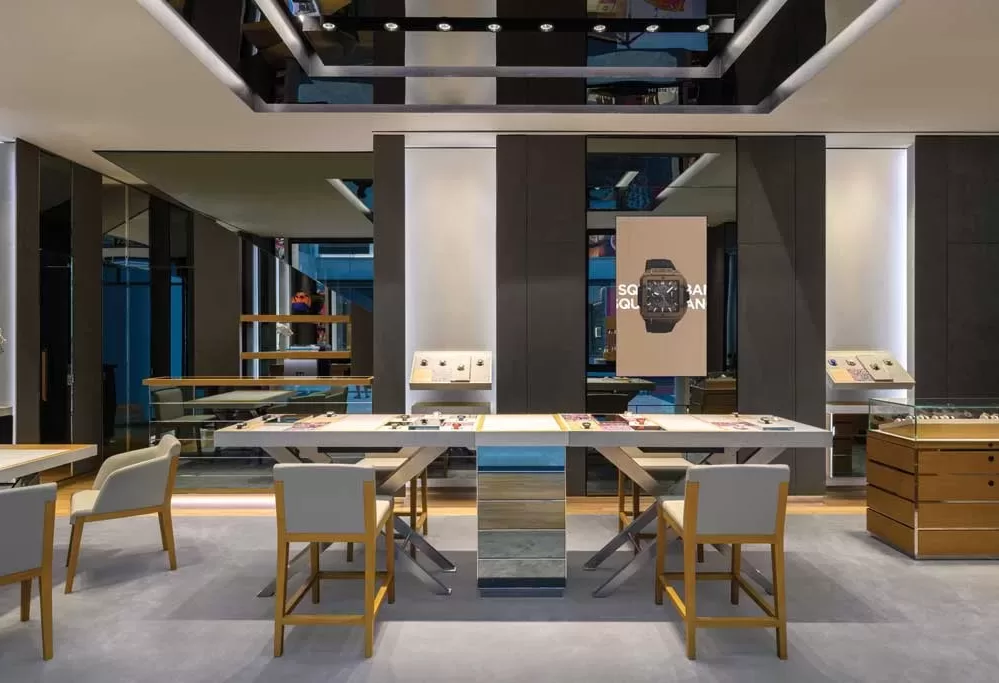 Restyling boutique Hublot al Marina Bay Sands di Singapore