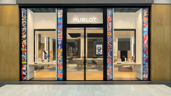 Restyling boutique Hublot Marina Bay Sands Singapore