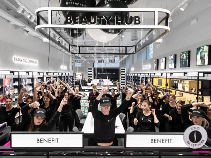 store Sephora di Torino in Via Roma